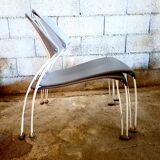 Pair of vintage HASSLO armchairs by Monika MULDER for Ikéa 1990