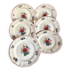 6 old dessert plates or dessert model Agreste Sarreguemines