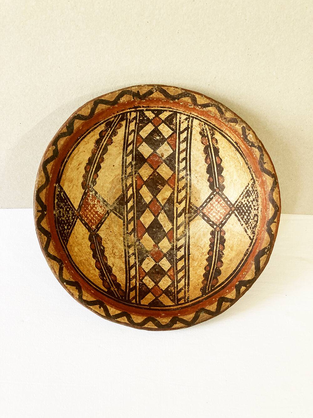 Old Berber terracotta dish