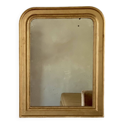 Louis Philippe overmantel fireplace mirror in gold