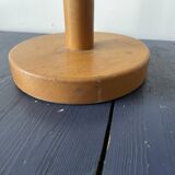 Vintage blond wooden lamp
