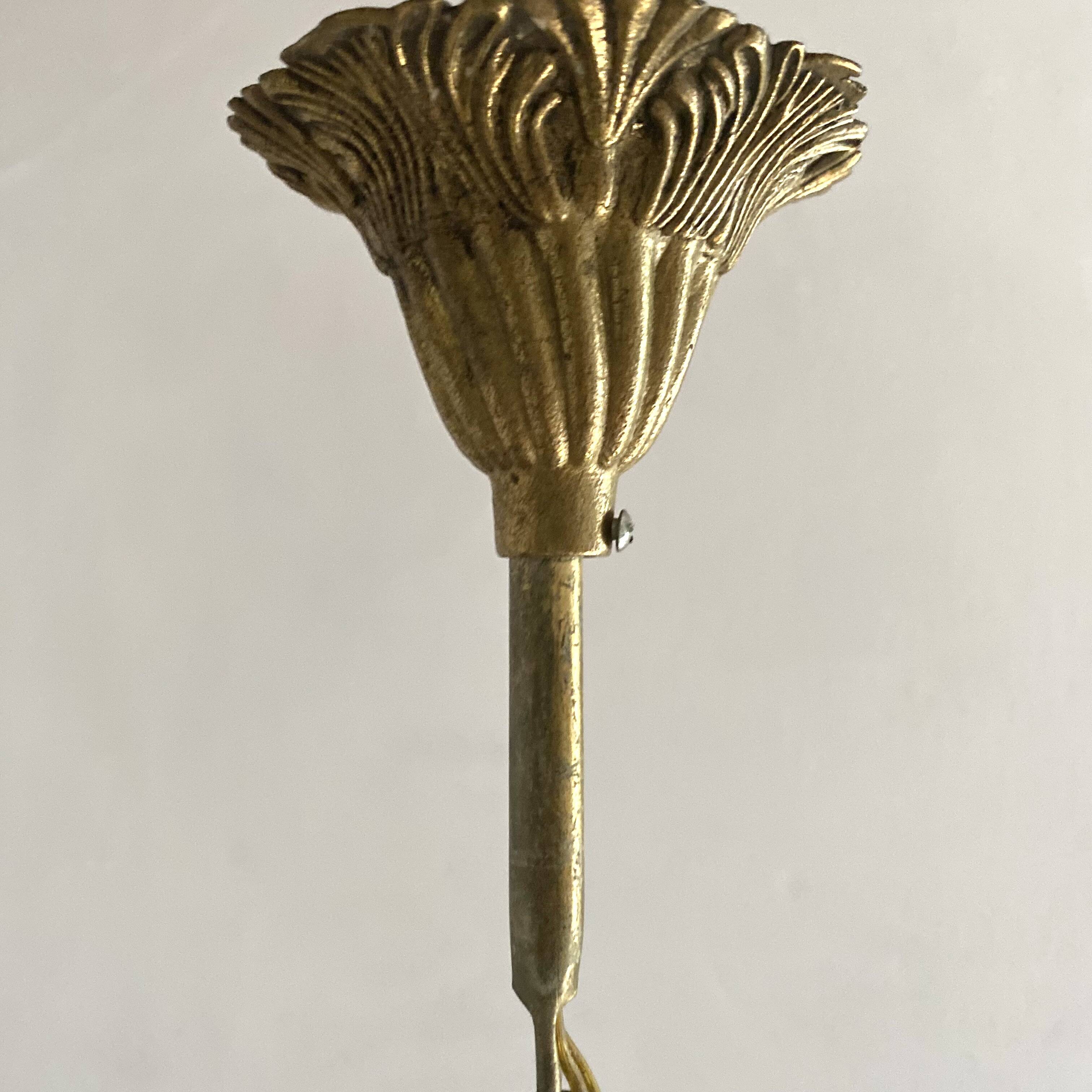 Chandeliers with glass drops 3 lights