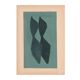 Peinture sur papier ancien signée eawy