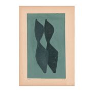 Peinture sur papier ancien signée eawy