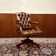 Classic English President Chair Brown Office chair