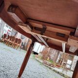 Louis xvi style mahogany table