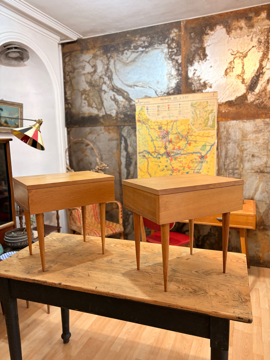 Pair of bedside tables, 1960s