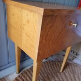 Compass foot bedside table
