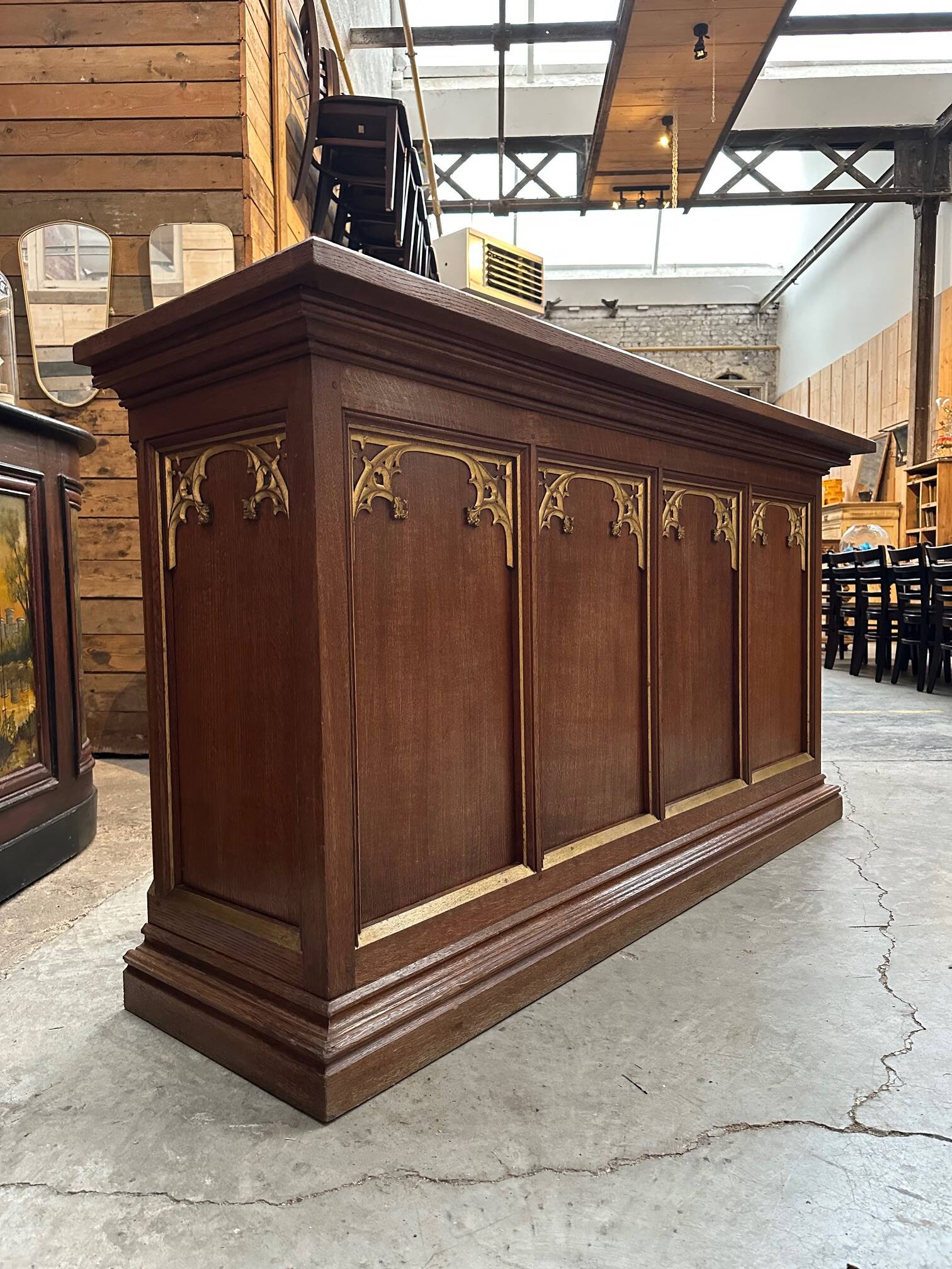Oak countertop, early 20th century
