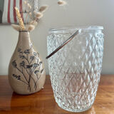 Vintage glass ice bucket