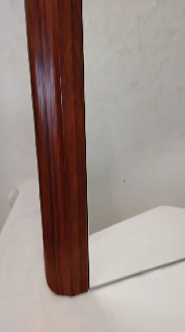 Miroir Art Déco à  poser / de table en Acajou