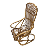 Rattan armchair