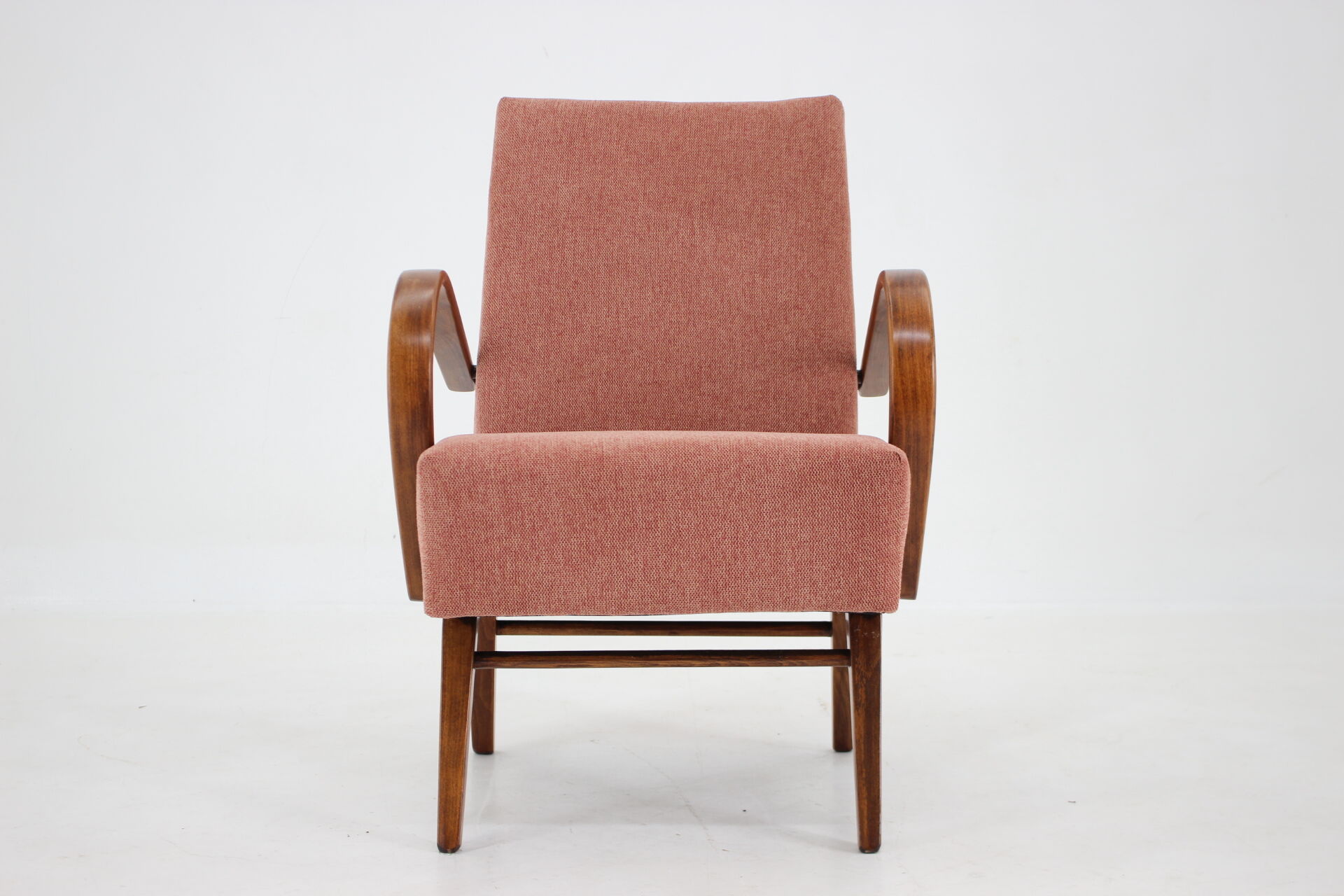 1960s Beech Armchair by Jaroslav Smidek for  TON, Czechoslovakia