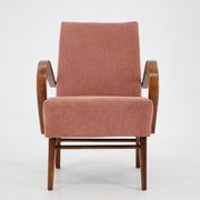 Fauteuil des années 1960 par Jaroslav Smidek pour TON, Tchécoslovaquie