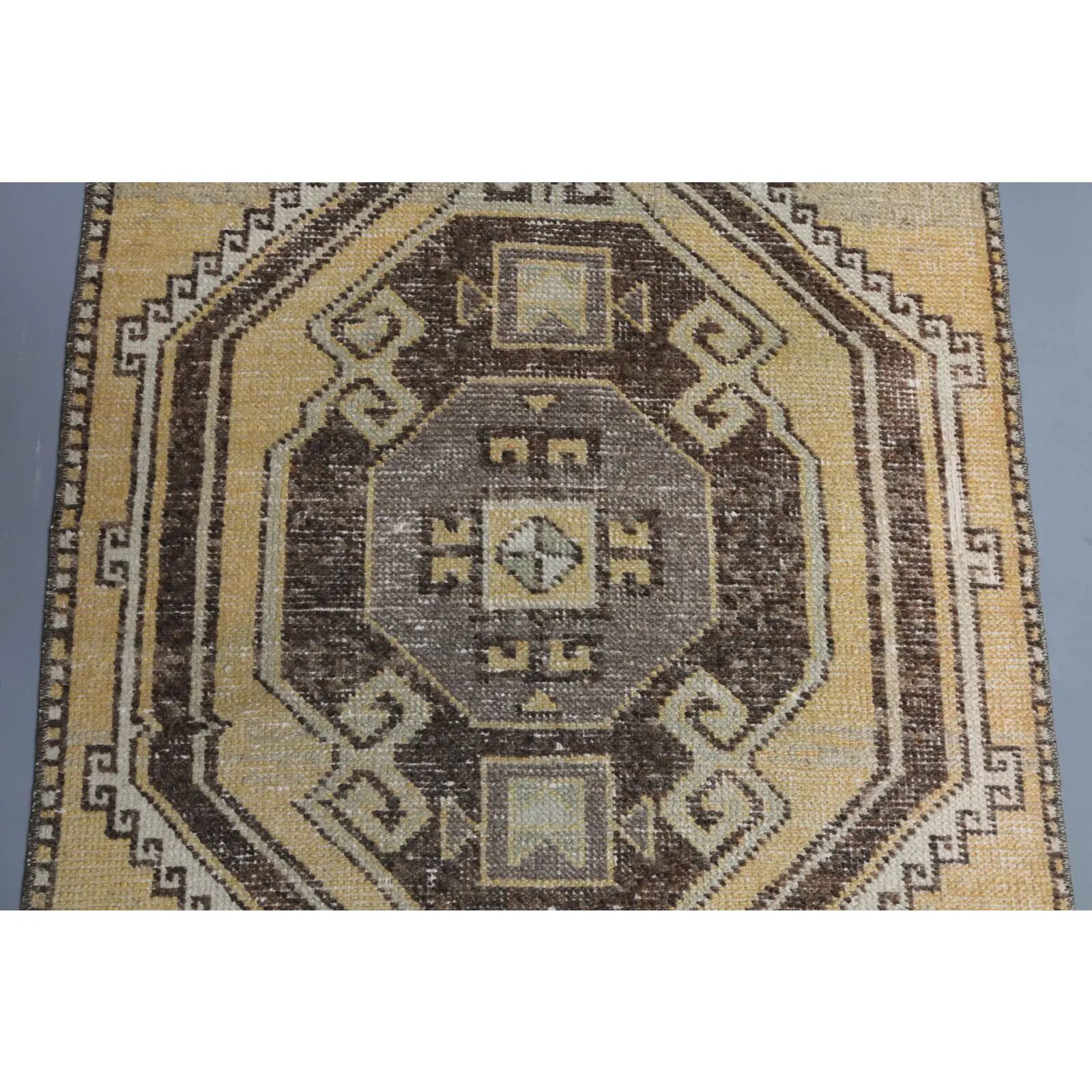 Turkish Oushak handmade runner 84x314