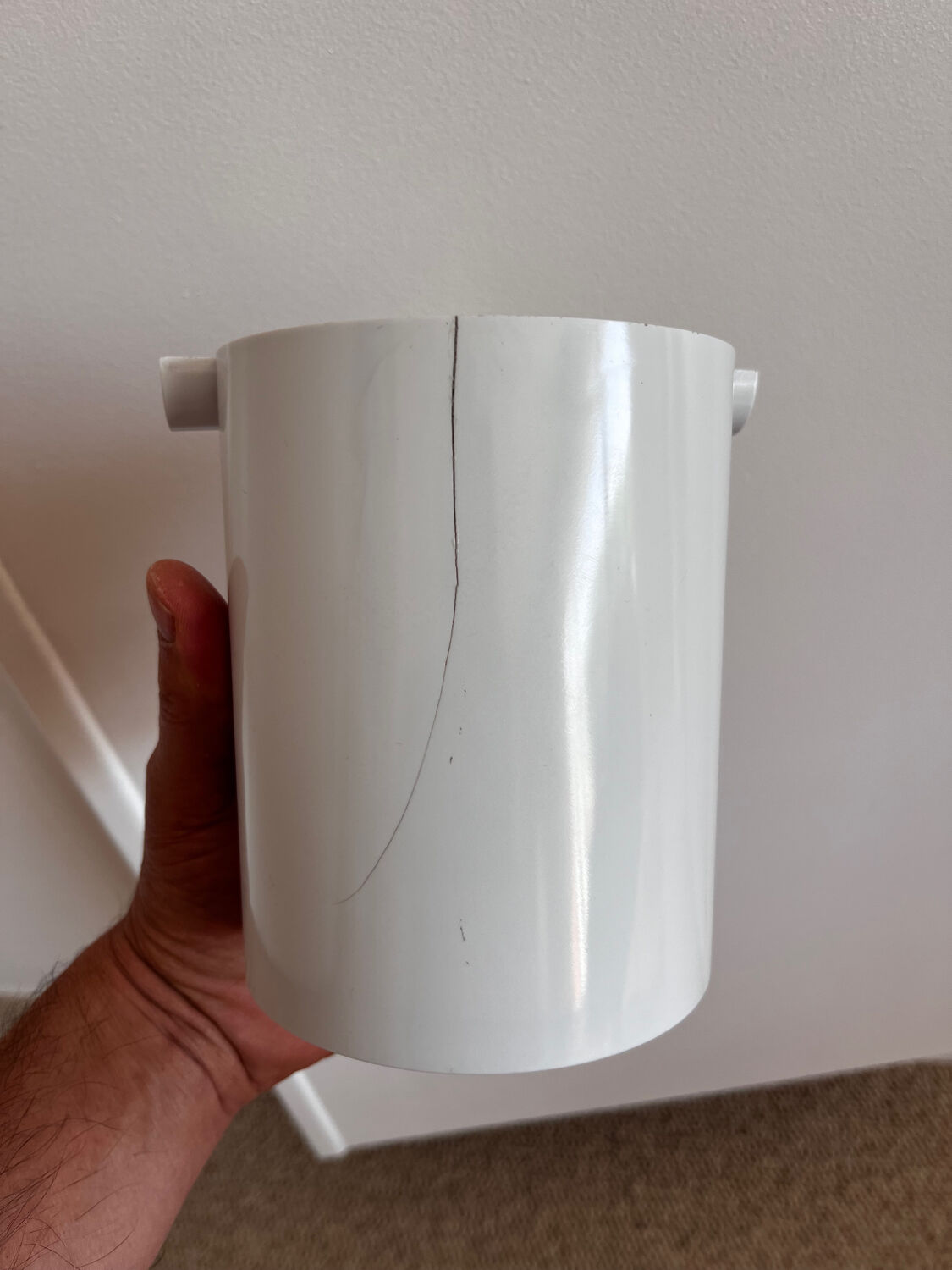 Enzo Mari, Danese Milano, Griglia floor ashtray, 1970s