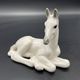 Porcelain foal lying down LFZ Lomonosov – Boris Vorobiev, USSR, wine