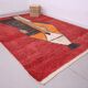 Abstract Vintage Moroccan Rug 238 x 334 - Berber Wool Rug - Handmade Rug