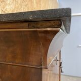 old secretary, Restoration era, lock and clover key, nineteenth century