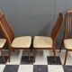 set of 4 Teak Kai Kristiansen chairs  for  Schou Andersen 1960s Denmark