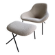 Cross Leg Armchair and its ottoman - Magnus Long for Conran Shop