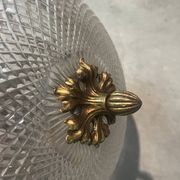 Large bronze ceiling light from the Art Nouveau period