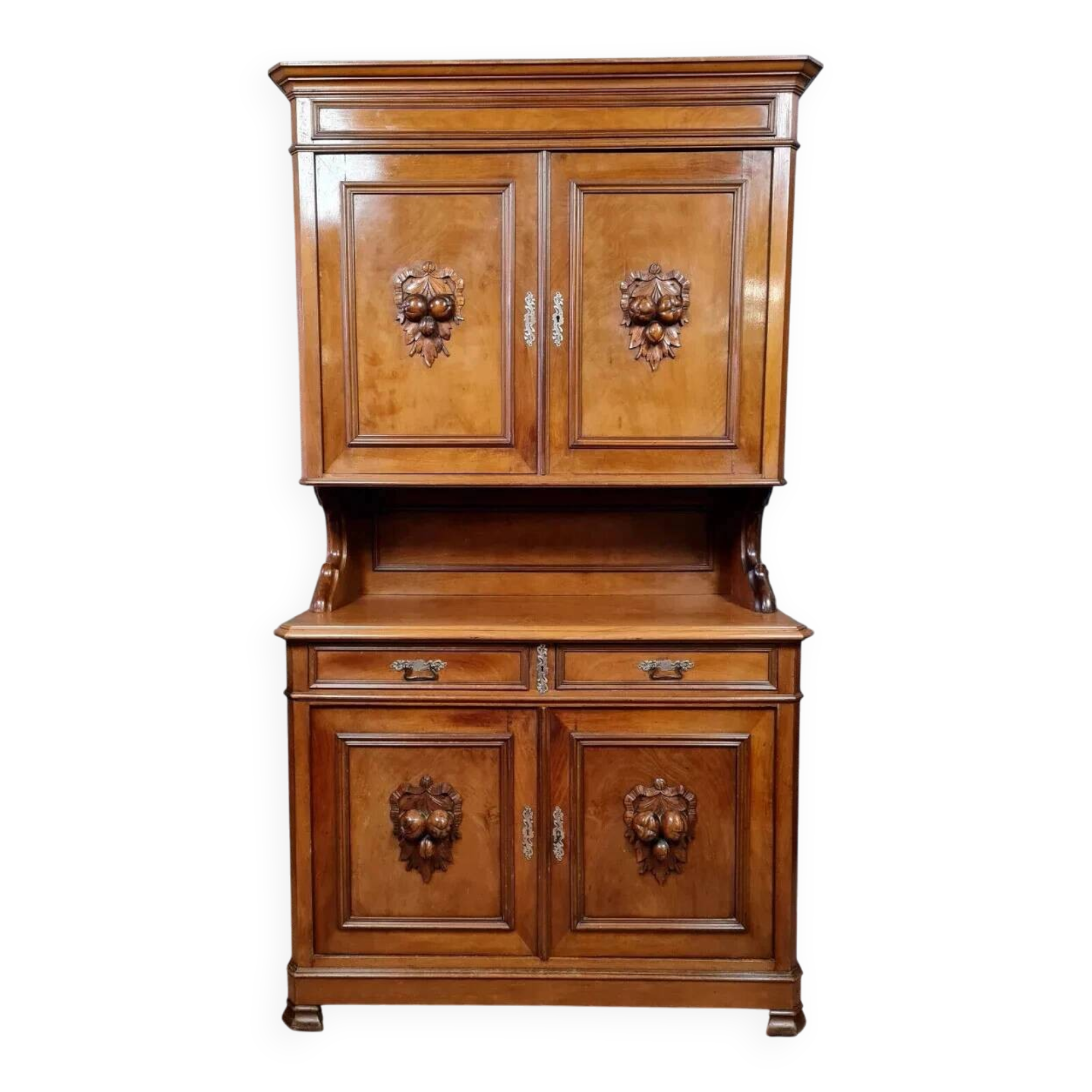 Napoleon III period double-body mahogany sideboard circa 1850