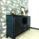 Midnight blue and black vintage sideboard