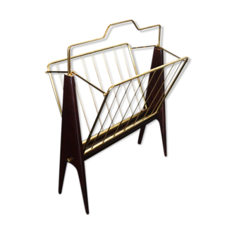 Foldable magazine holder by Cesare Lacca Italy 1950
