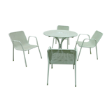 Garden lounge a table 4 armchairs