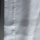 Hand-embroidered tablecloth on rectangular thread canvas
