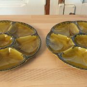 Gien oyster plates