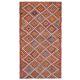 Vintage Turkish Oushak Handmade Wool Cotton Orange Area Rug 172x320