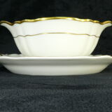 Porcelain sauciere from Limoges Bernardaud model louis xv