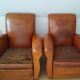 Pair of club chairs