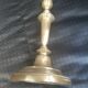 Neoclassical brass candlestick