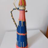 Vintage scoubidou bottle
