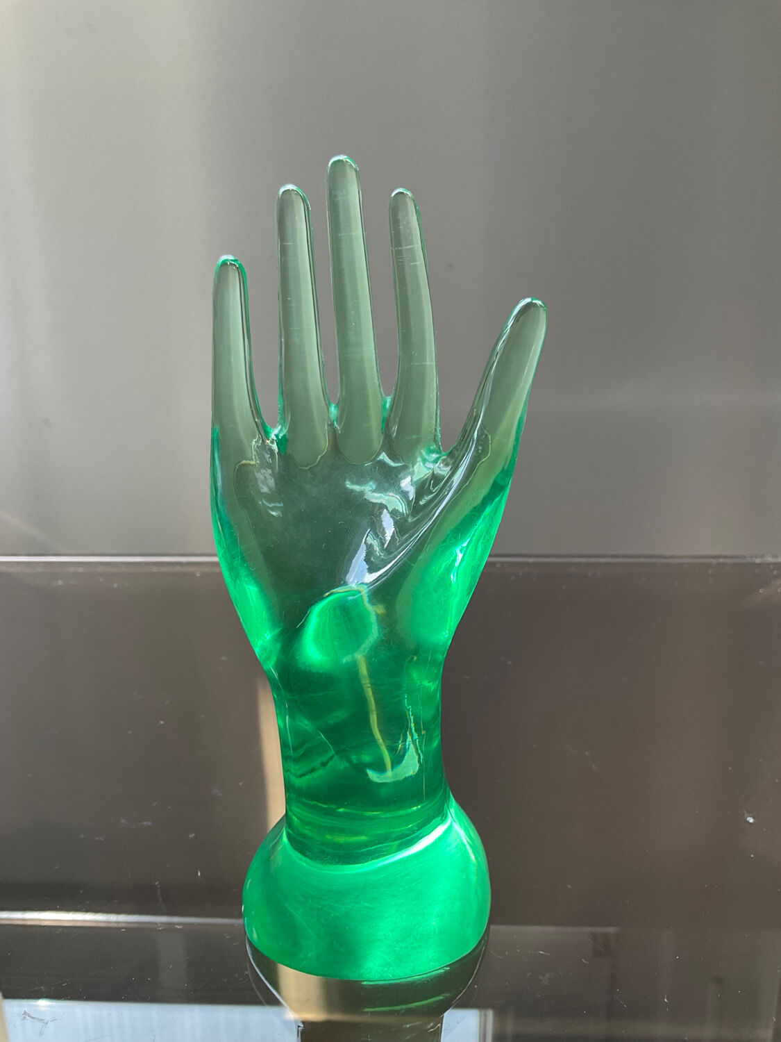 Vintage Plexiglas Ring Hand from the 70s-80s