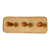 Rattan coat rack and canning