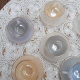 Service vintage harlequin cups