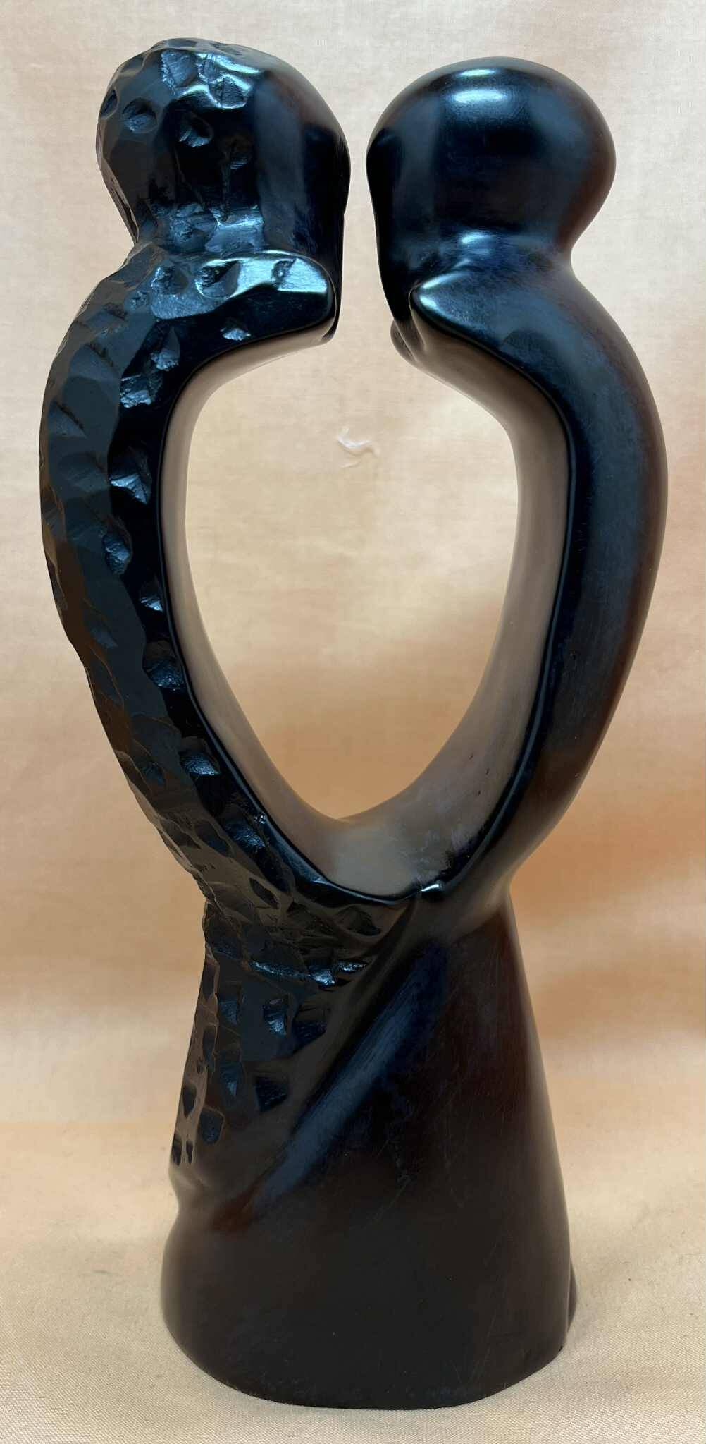 Loving couple in soapstone African art from GmbH