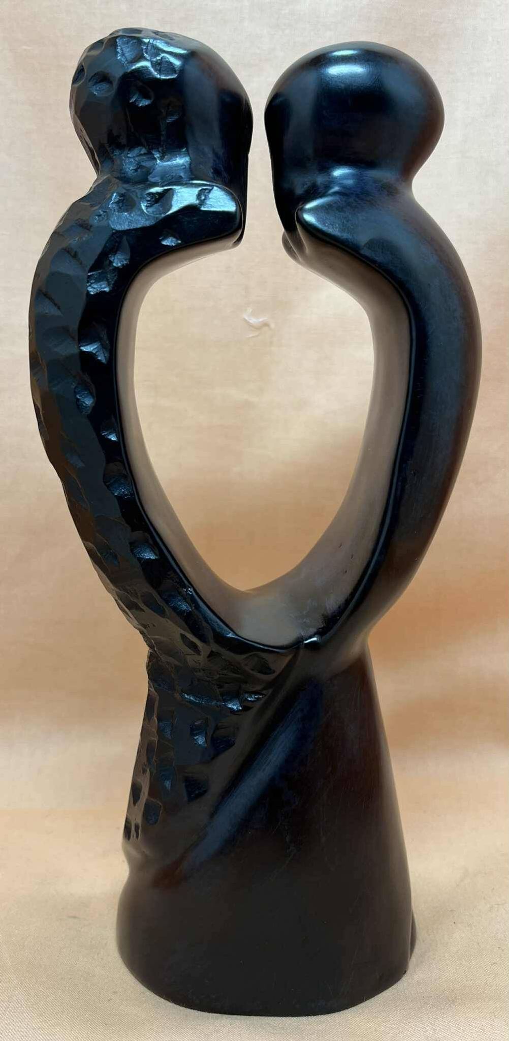 Couple d'amoureux en stéatite art africain de GmbH