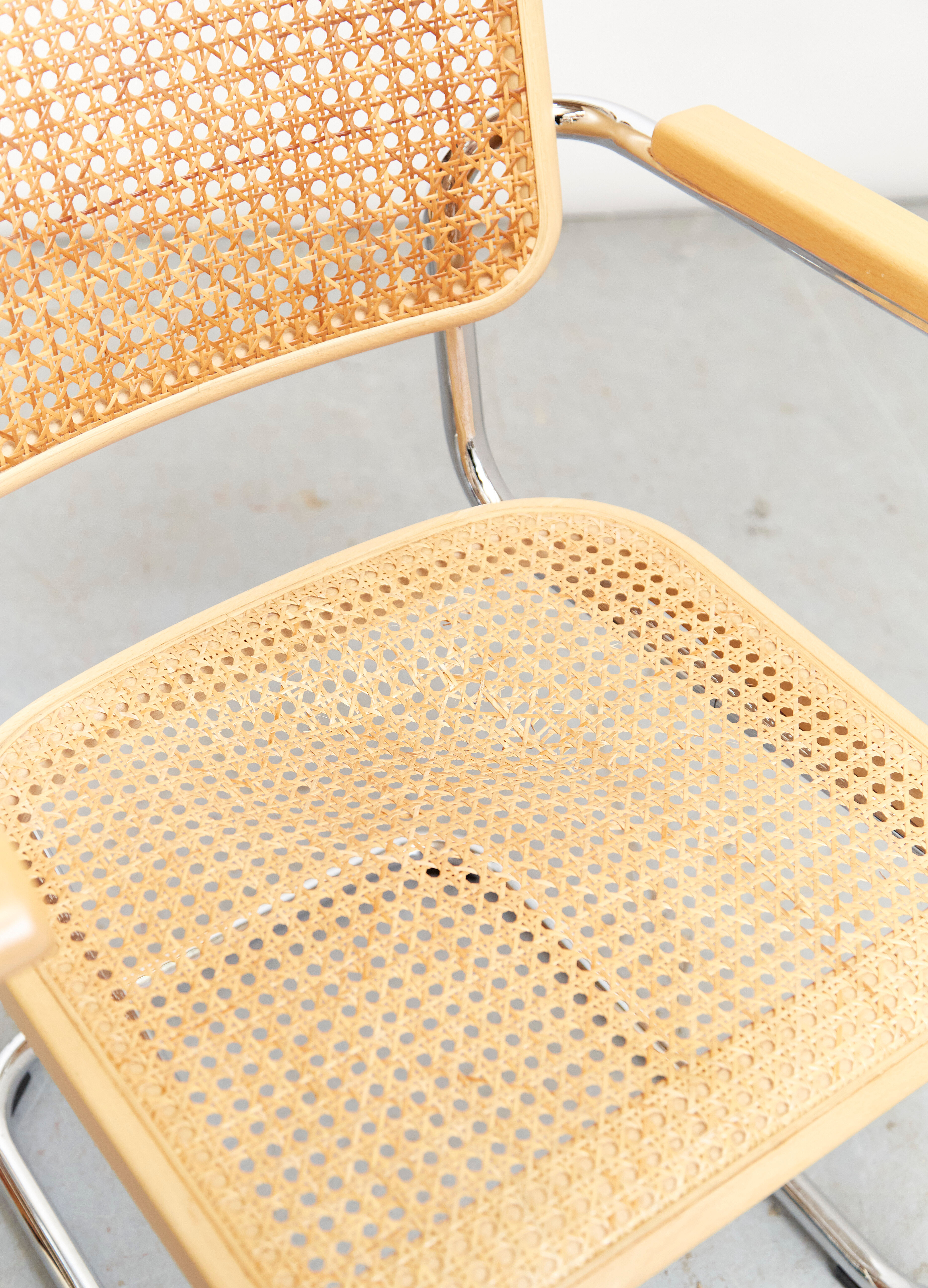 Marcel Breuer B64 "Cesca" chairs for Thonet