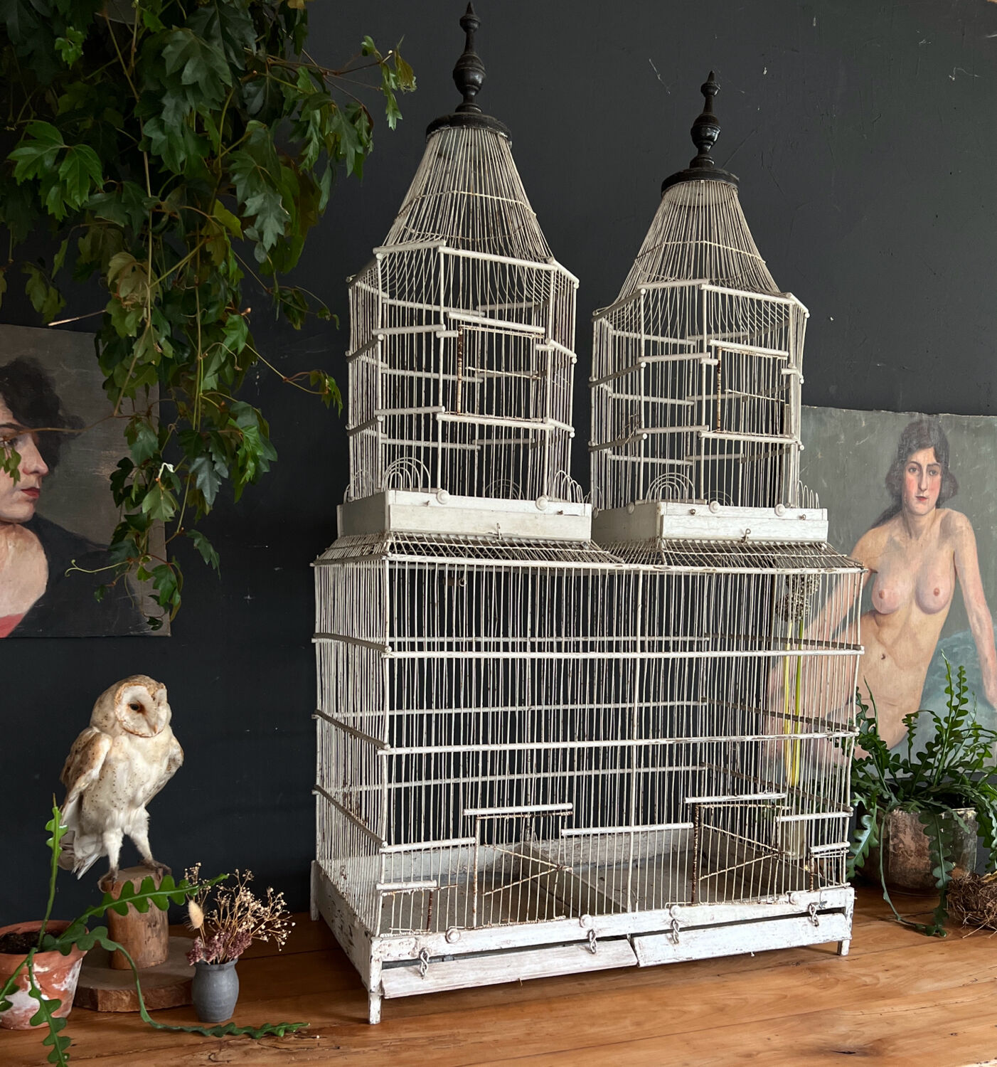 Large old cage napoleon 3