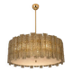 Contemporary- Modern Smoked-Fumè "Tropical" Chandelier Murano Glass by Simo