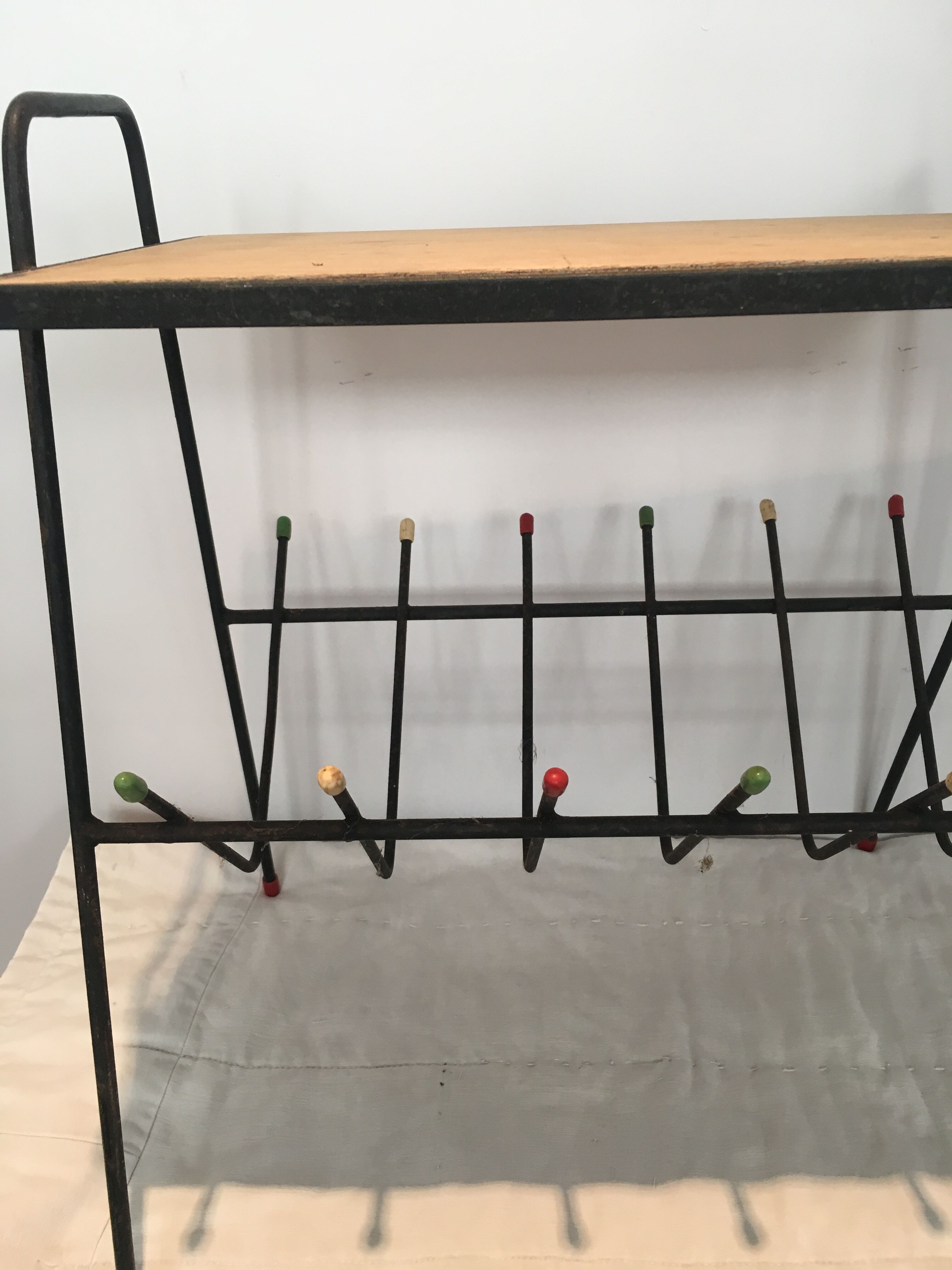 Vintage 60s magazine door table