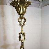 Lustre en bronze ancien 6 bras