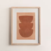 Painting on paper 30x40cm illustration dated and signed without frame M196