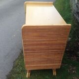 Vintage bamboo dresser