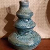 Designer vase by Jean Busson in glazed ceramic terracotta from Dinan